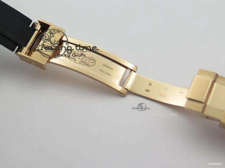 Strap Bezel Extra Strap) 116655 Black Rubber Edition (Free A2836 On 1:1 Noob Ceramic Best Black Yacht-Master 0323